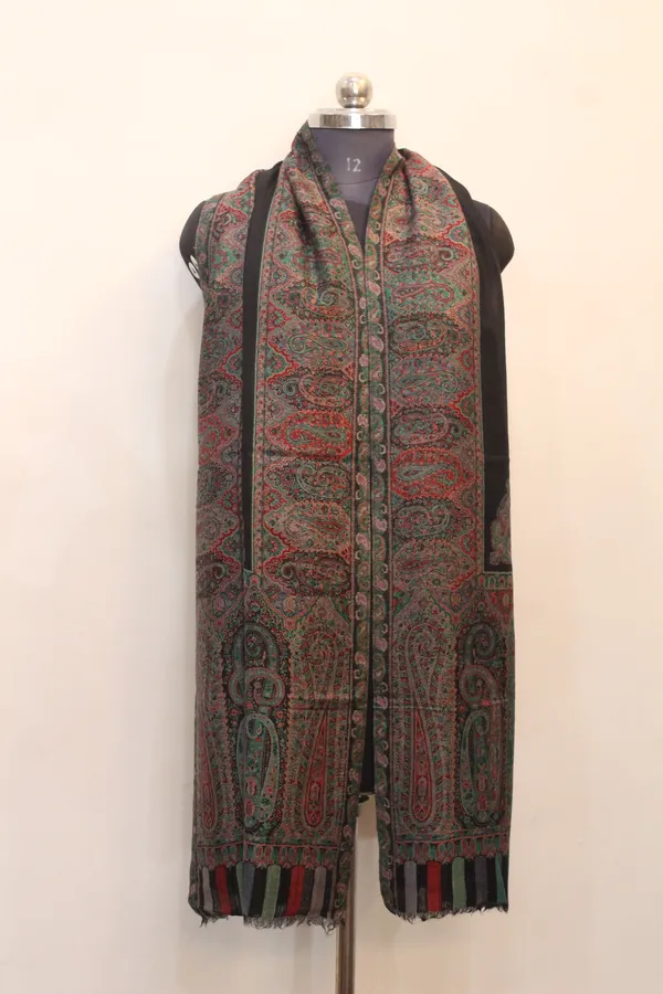 Black_Traditional_Kashmiri_Embroidery_Shawl_For_Women