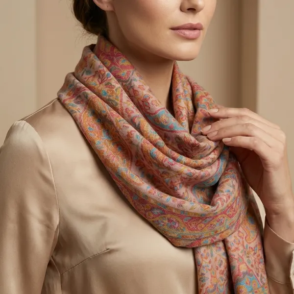 Multicolor_Paisley_Print_Lightweight_Scarf