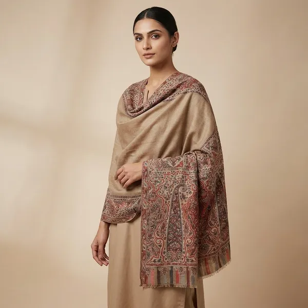 Embroidered_Pashmina_Shawl_In_Beige_And_Rust_Tones