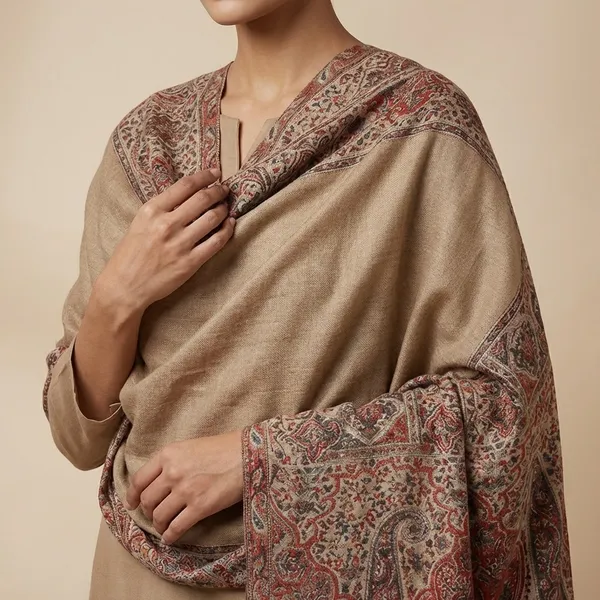 Embroidered_Pashmina_Shawl_In_Beige_And_Rust_Tones