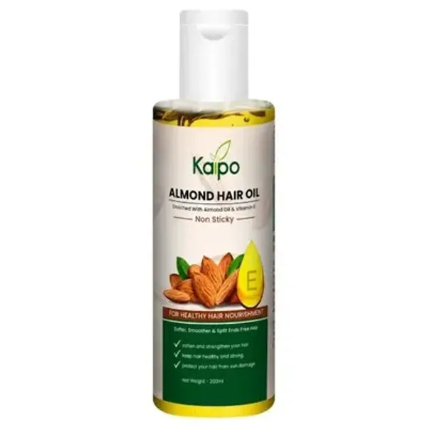 Kaipo_Almond_Hair_Oil_With_Vitamin_E_Non_Sticky_Nourishing_Formula_200Ml_Pack_Of_=_2