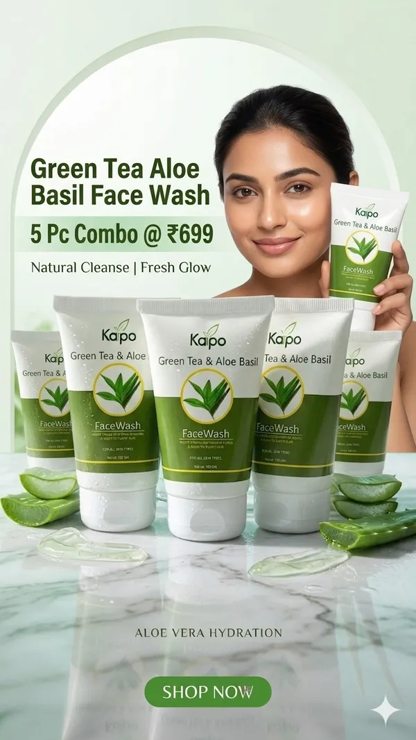 Pack_of_5_|_Green_tea_aloe_basil_facewash