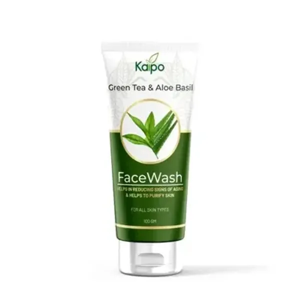 Kaipo_Green_Tea_And_Aloe_Basil_Face_Wash_For_All_Skin_Types_100Ml_Pack_Of_=_2_pc