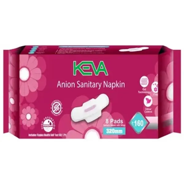 Anion_Sanitary_Napkin_160Mm_Pads_Pack_Of_8_Pack_Of_4