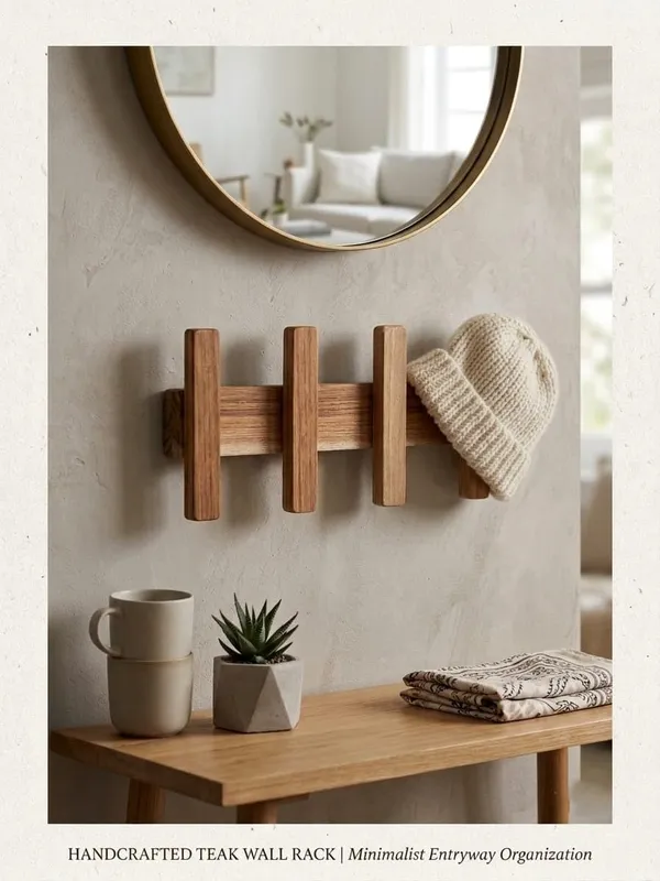 Handcrafted_Teak_Wood_Wall_Mounted_Towel_Rack_with_4_Hooks,_Minimalist_Wooden_Wall_Hanger_for_Bathroom,_Bedroom,_and_Entryway_Organization