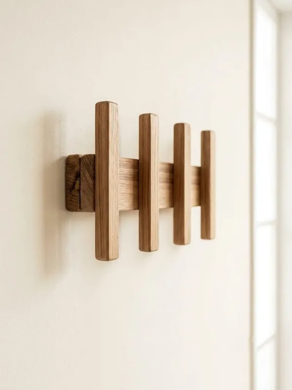 Handcrafted_Teak_Wood_Wall_Mounted_Towel_Rack_with_4_Hooks,_Minimalist_Wooden_Wall_Hanger_for_Bathroom,_Bedroom,_and_Entryway_Organization