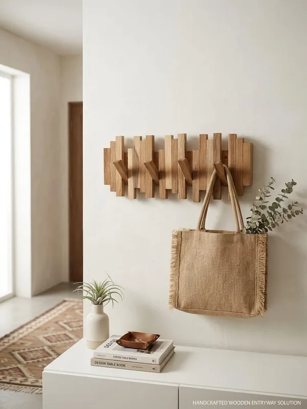 Handcrafted_Wooden_Entryway_Wall-Mounted_Coat_Rack_with_4_Hooks
