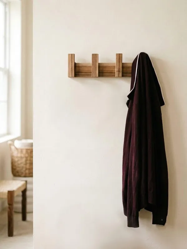 Wooden_Wall_Mounted_Coat_Hanger_with_4_Hooks,_Minimalist_Teak_Wood_Wall_Rack_for_Hanging_Coats,_Towels,_Robes,_and_Scarves,_for_Bedroom,_Bathroom,_and_Entryway