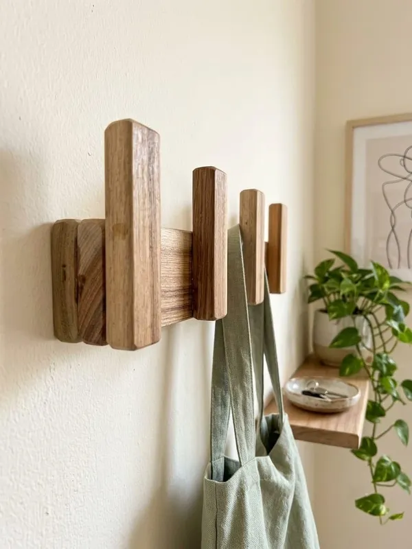 Wooden_Wall_Mounted_Coat_Hanger_with_4_Hooks,_Minimalist_Teak_Wood_Wall_Rack_for_Hanging_Coats,_Towels,_Robes,_and_Scarves,_for_Bedroom,_Bathroom,_and_Entryway