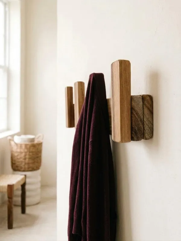 Wooden_Wall_Mounted_Coat_Hanger_with_4_Hooks,_Minimalist_Teak_Wood_Wall_Rack_for_Hanging_Coats,_Towels,_Robes,_and_Scarves,_for_Bedroom,_Bathroom,_and_Entryway