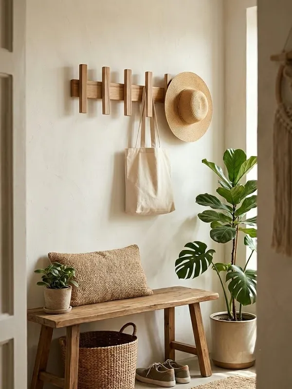 Wooden_Wall_Mounted_Coat_Rack_with_6_Hooks,_Solid_Wood_Wall_Hanger_for_Clothes,_Bags,_Towels,_Scarves_&_Caps,_Multipurpose_Hanging_Organizer_for_Entryway,_Bedroom,_Living_Room_&_Home