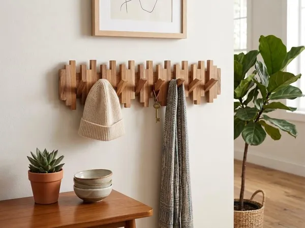 Wooden_Wall_Mounted_Coat_Rack_with_8_Hooks,_Foldable_Pegs,_Solid_Wood_Entryway_Hanger_for_Clothes,_Bags,_Towels_&_Accessories,_Rustic_Home_Décor_Organizer