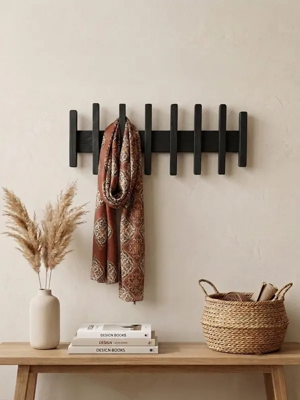 Wooden_Wall_Mounted_Coat_Rack_with_8_Hooks,_Solid_Wood_Wall_Hanger_for_Clothes,_Bags,_Scarves,_Towels_&_Caps,_Multipurpose_Hanging_Organizer_for_Entryway,_Bedroom,_Living_Room_&_Home