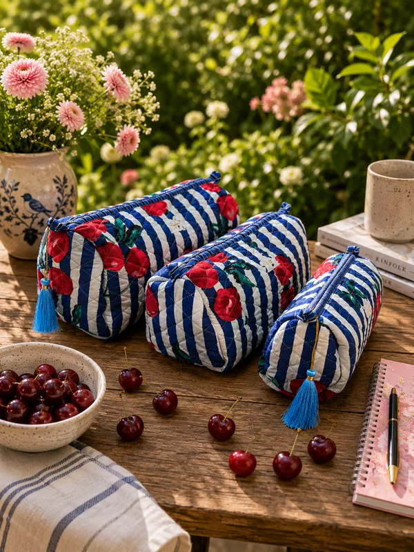Blue_Cherry_Stripe_Cotton_Handblocked_Quilted_Pouch_Set_Of_3