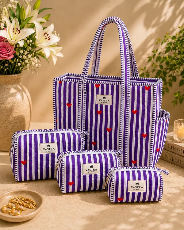 Purple_Heart_Stripe_Tote_Bag_And_Pouch_Combo_By_Vastra_By_Monty