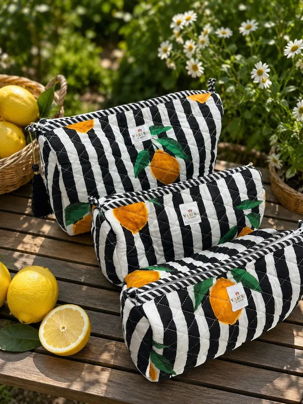 Black-Lemon_Cotton_Quilted_Pouch_Set_Of_3
