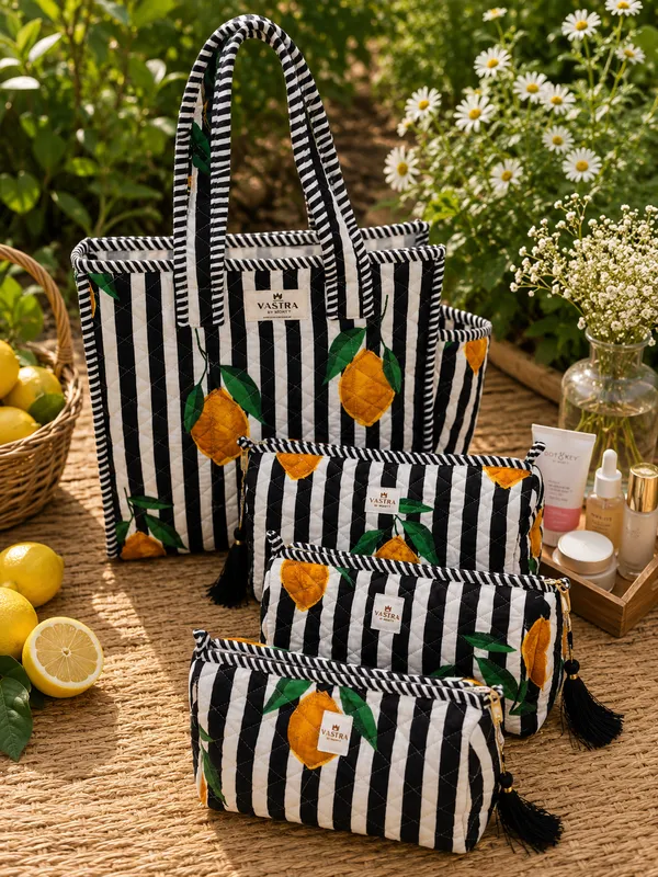 Small_Black-Lemon_Tote_Bag_And_Pouch_Combo