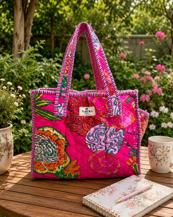 Blooming_Pink_Cotton_Quilted_Small_Tote_Bag_