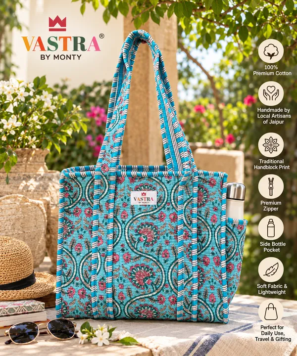 Blue_Bloom_Paisley_Quilted_Cotton_Tote_Bag