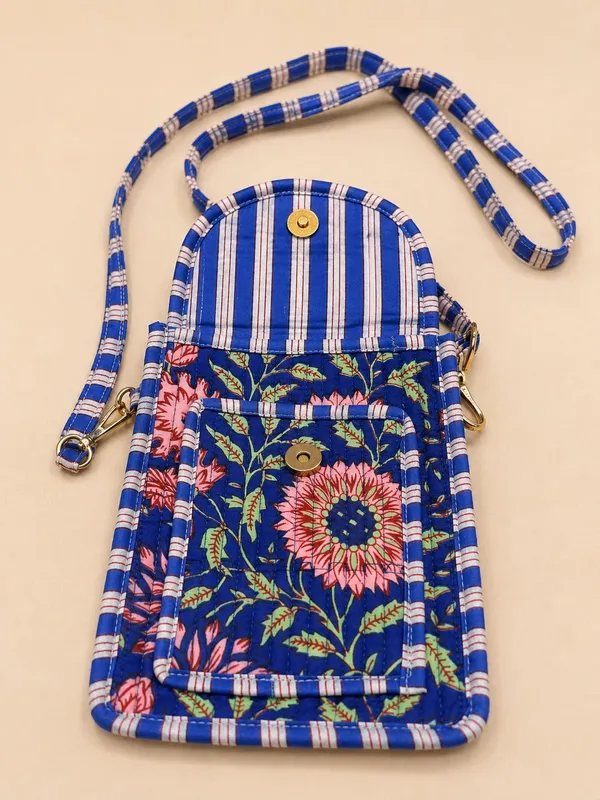 Blue_Floral_Handblocked_Cotton_Quilted_Cross_Shoulder_Sling_Bag