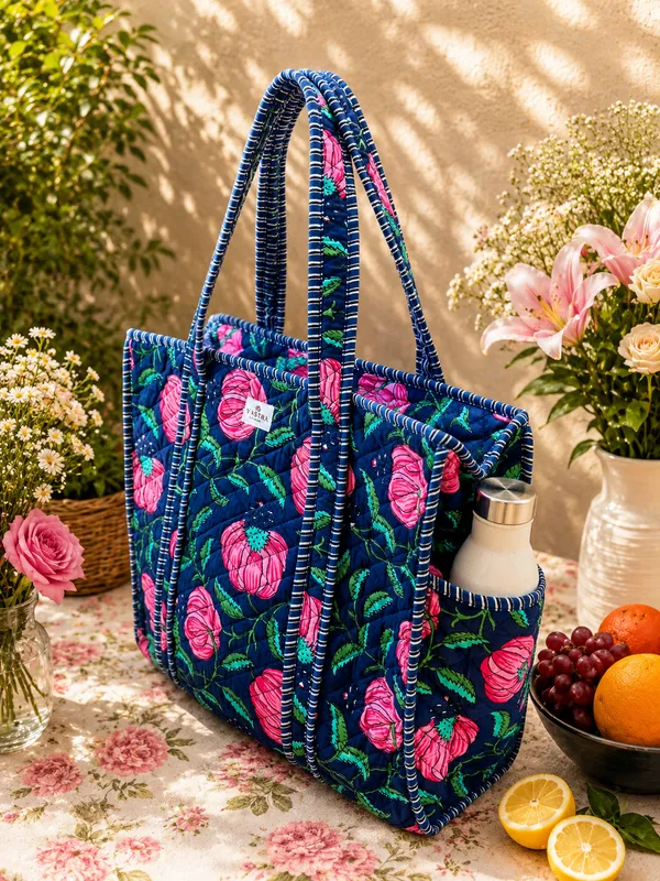 Blue_Floral_Medium_Tote_Bag