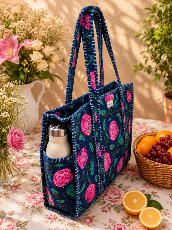 Blue_Floral_Medium_Tote_Bag