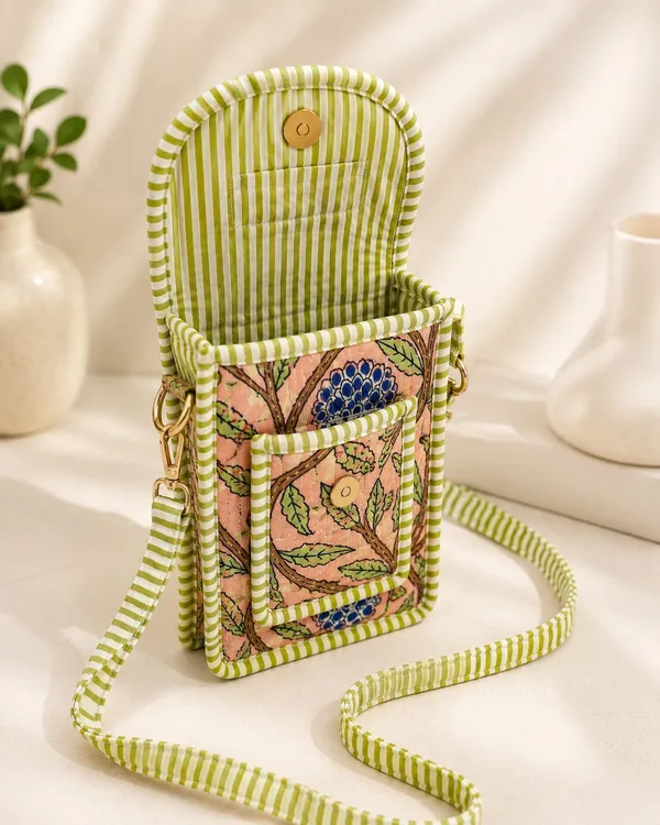 Custard_Apple_Bloom_Handblocked_Cotton_Quilted_Mobile_Sling_Bag