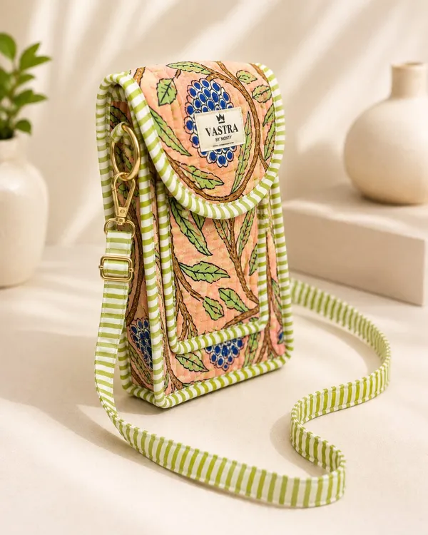 Custard_Apple_Bloom_Handblocked_Cotton_Quilted_Mobile_Sling_Bag