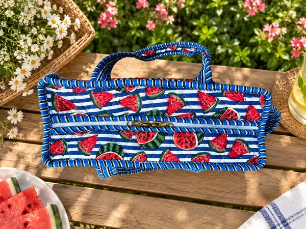 Blue_Stripe_Watermelon_Handblocked_Cotton_Quilted_Tote_Bag
