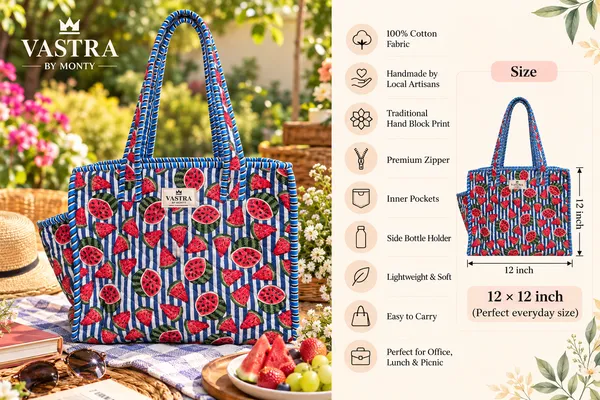 Blue_Stripe_Watermelon_Handblocked_Cotton_Quilted_Tote_Bag
