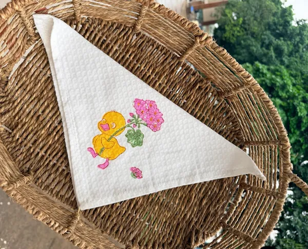 Floral_Duckling_Cotton_Handblock_Printed_Hanky