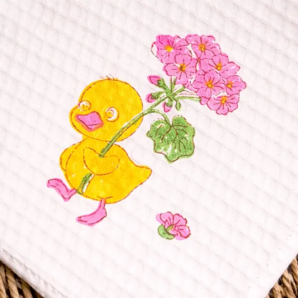 Floral_Duckling_Cotton_Handblock_Printed_Hanky