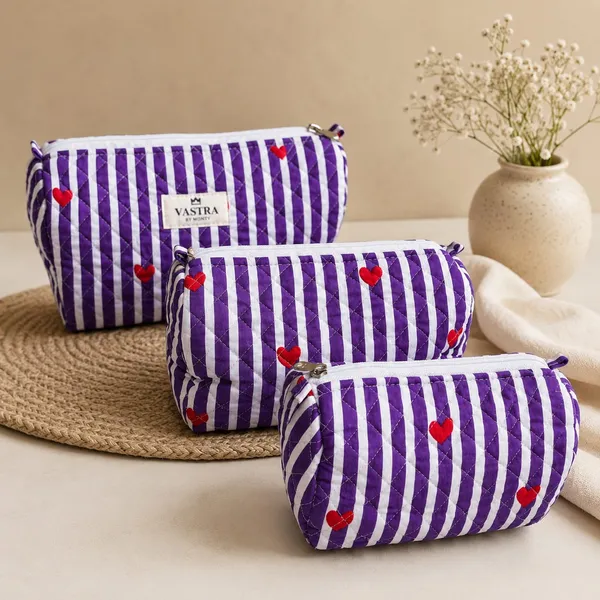Purple_Heart_Stripe_Cotton_Quilted_Pouch_Set_Of_3_