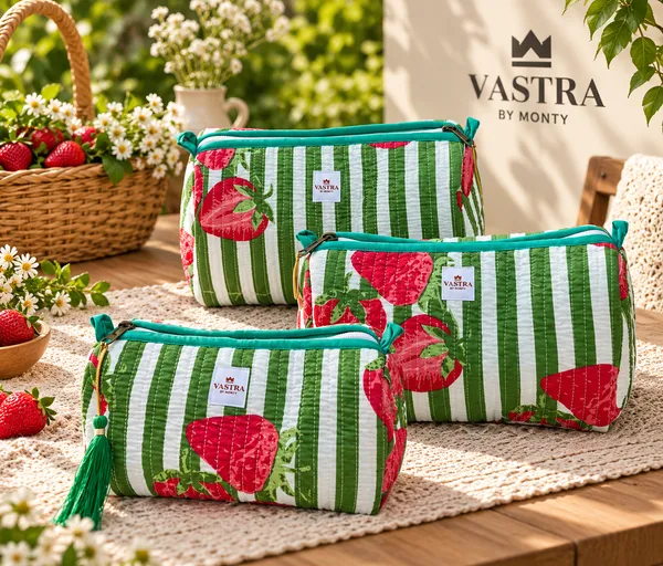 Green_Stripe_Strawberry_Cotton_Quilted_Pouch_Set_of_3