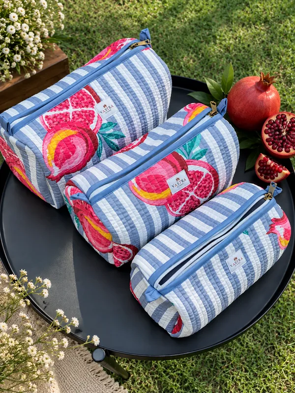 Grey-Stripe_Pomegranate_Cotton_Quilted_Pouch_Set_of_3