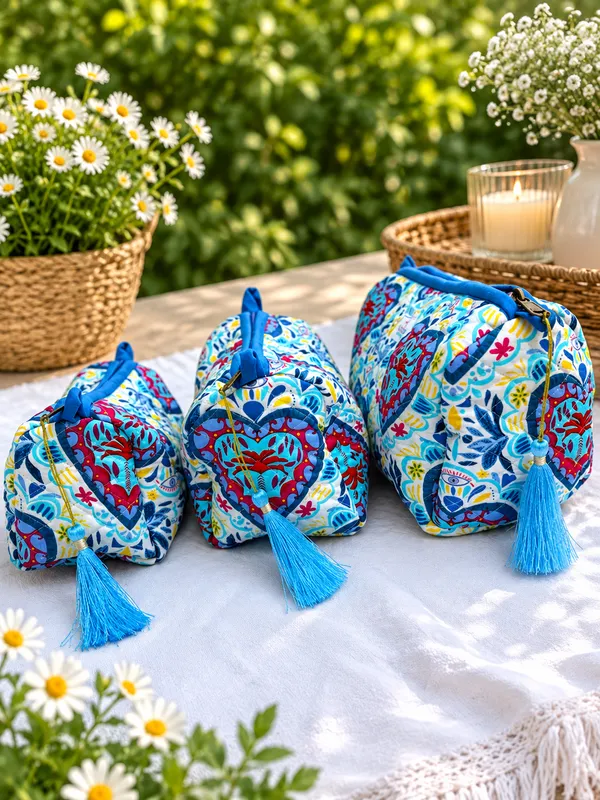Heart_Floral_Motif_Pouch_Set
