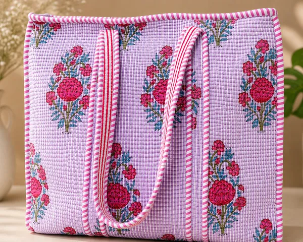 Lavender_Striped_Blossom__Cotton_Quilted_Large_Tote_Bag_