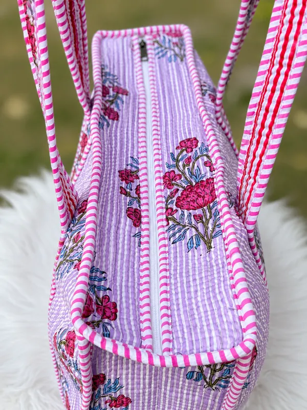 Lavender_Striped_Blossom__Cotton_Quilted_Large_Tote_Bag_