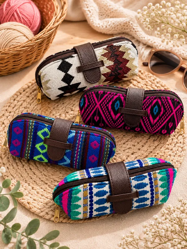 Multicolour_Crochet_Sunglass_Case_Set_Of_4