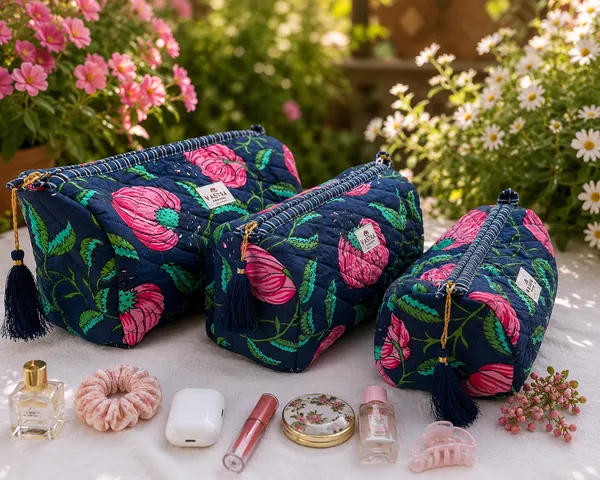 Navy_Blue-Blossom_Cotton_Quilted_Set_Of_3_Pouch