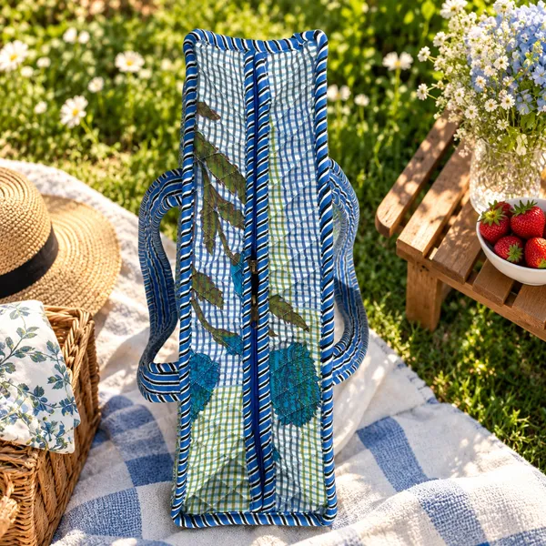 Medium_Blue_Checked_Roses_Handblocked_Cotton_Quilted_Tote_Bag_