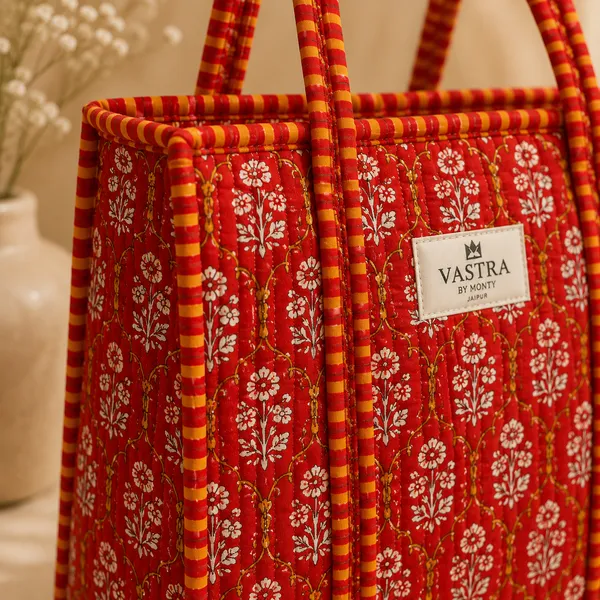 Red_Mughal_Printed_Handblocked_Cotton_Quilted_Tote_Bag_For_Women_(Large)