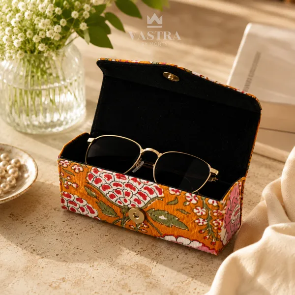 Mustard_Floral_Handblock_Print_premium_Sunglass_Case_by_Vastra_by_Monty