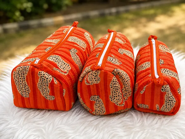 Orange_Stripe_Tiger__Handblocked_Cotton_Quilted_Pouch_Set_Of_3