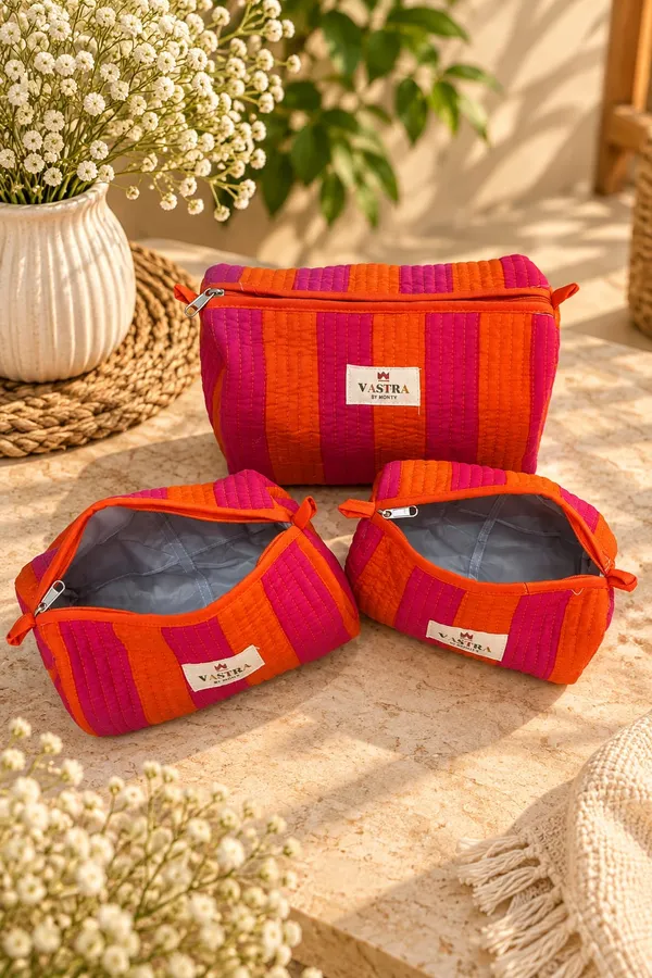 Orange_&_Pink_Stripe_Pouch_Set
