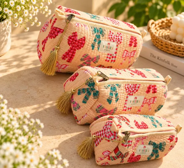 Peach_Bow_Pouch_Set_Of_3