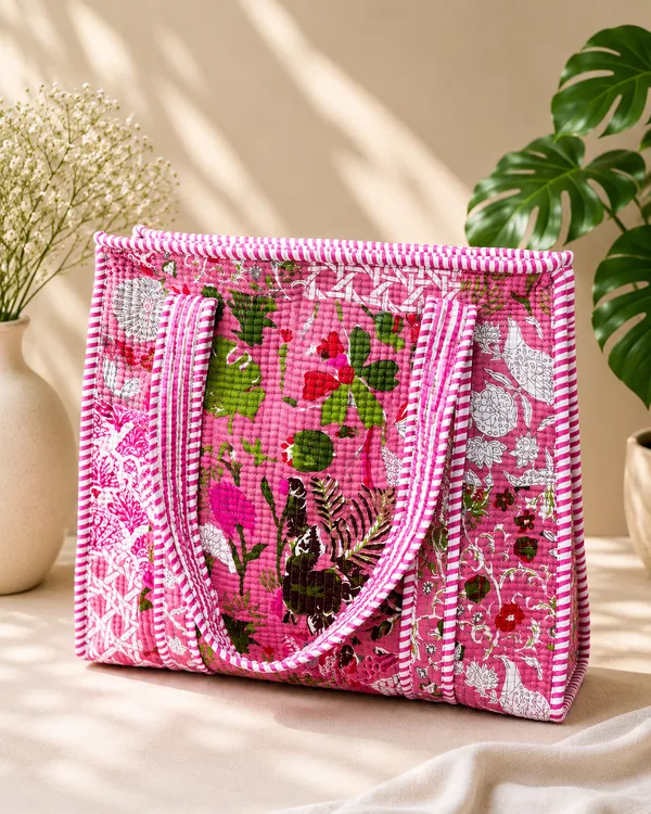 Pink_Boho_Bloom_Handblocked_Cotton_Quilted_Tote_Bag_For_Women_(Medium)