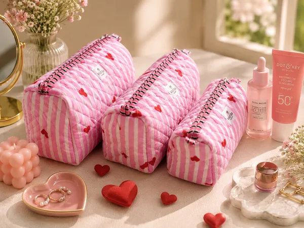 Pink_Heart_Stripe_Cotton_Quilted_Pouch_Set_With_Tassel