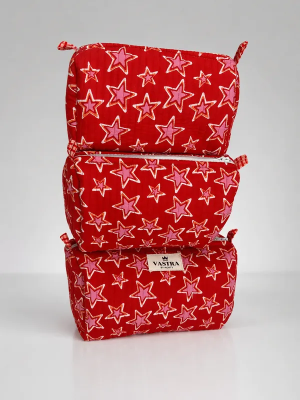 Pink_Star_Print_Quilted_Cotton_Pouch_Set_Of_3