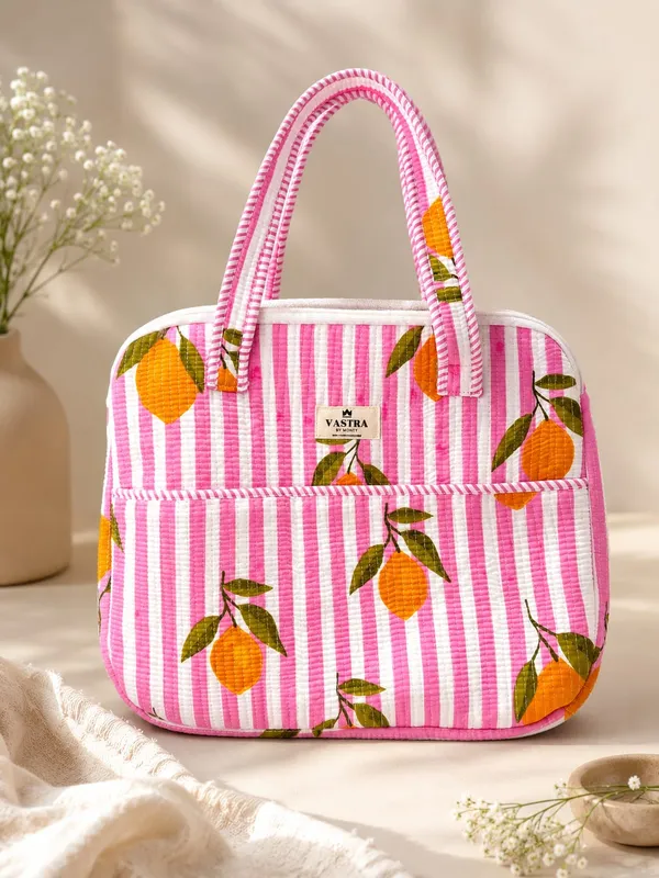 Pink_Stripe_Lemon_Cotton_Quilted_Laptop_Bag_For_Women_By_Vastra_By_Monty